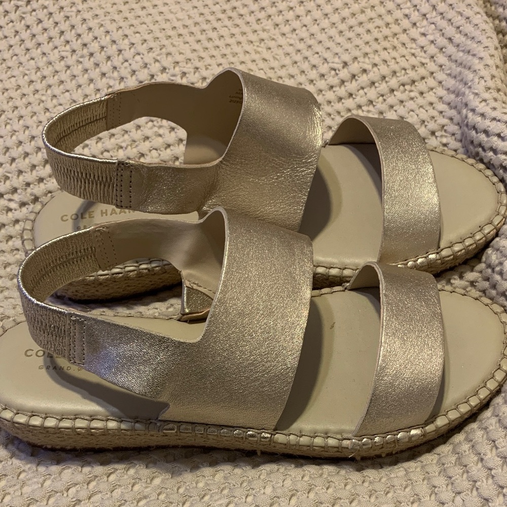Cole Haan Metallic Kids Sandals - Picture 2 of 8